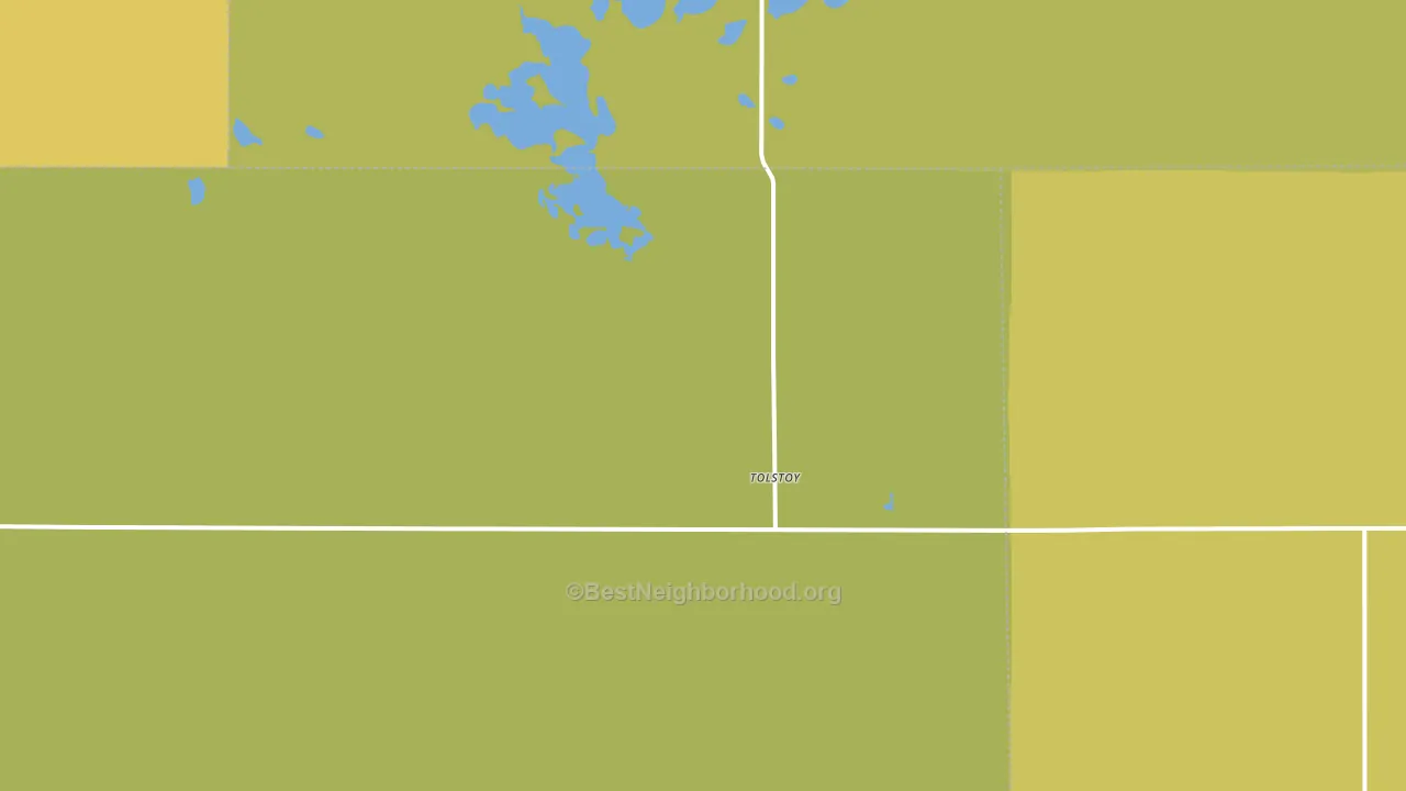 57475, SD block-group voter-turnout map