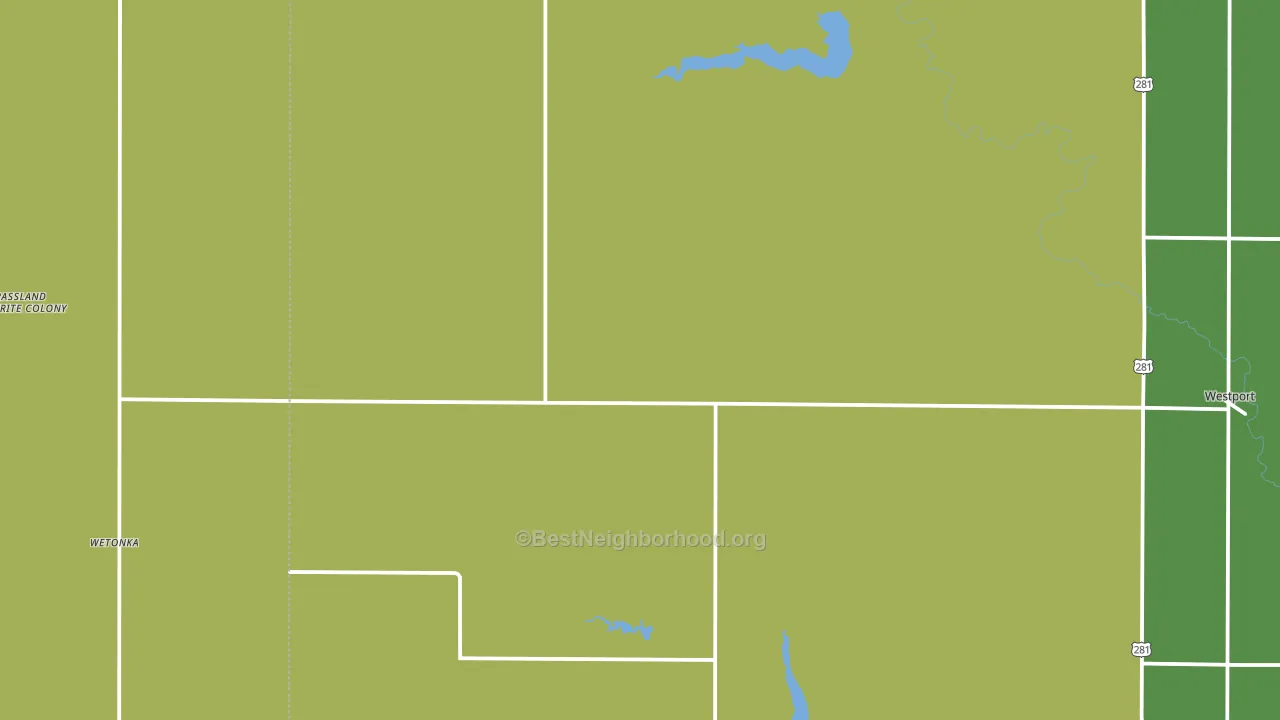 57481, SD block-group voter-turnout map