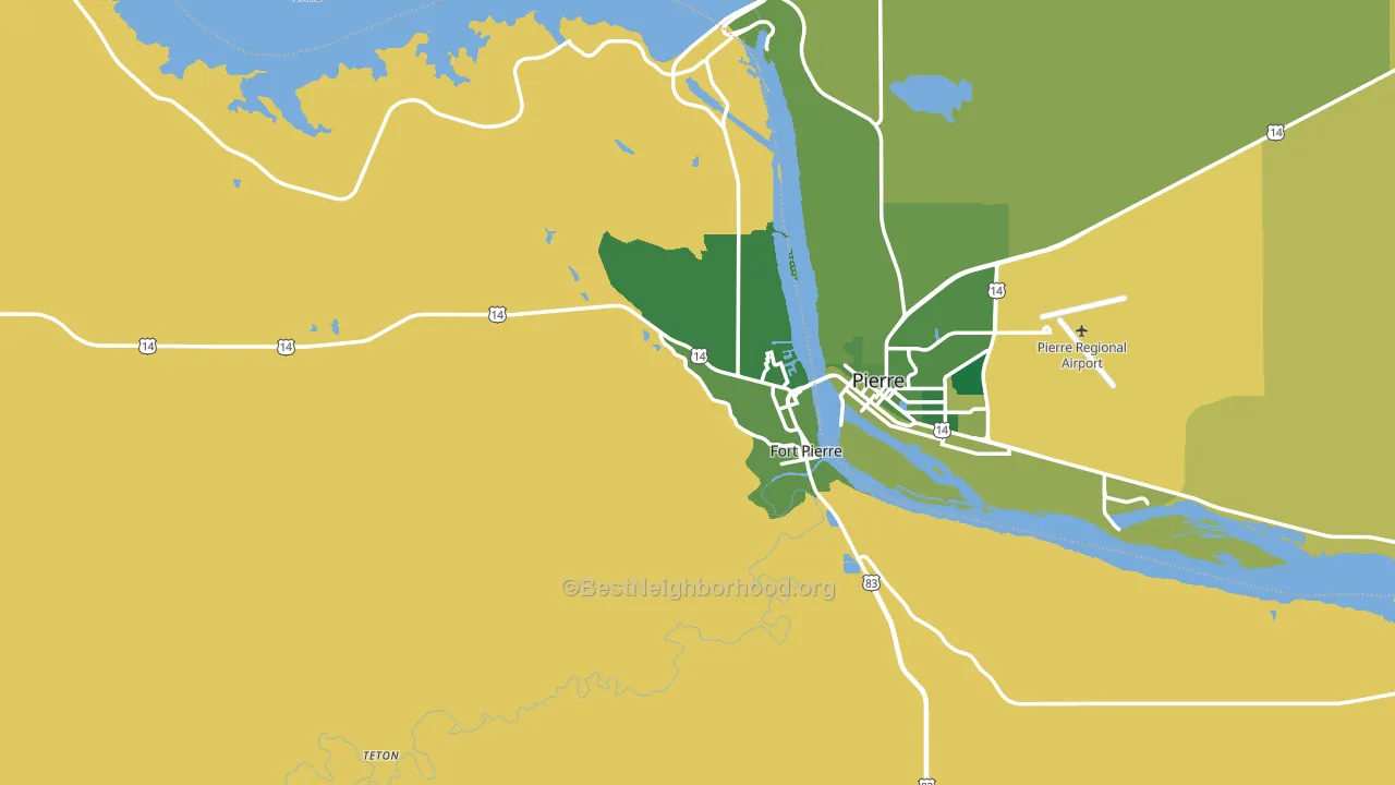 57532, SD block-group voter-turnout map
