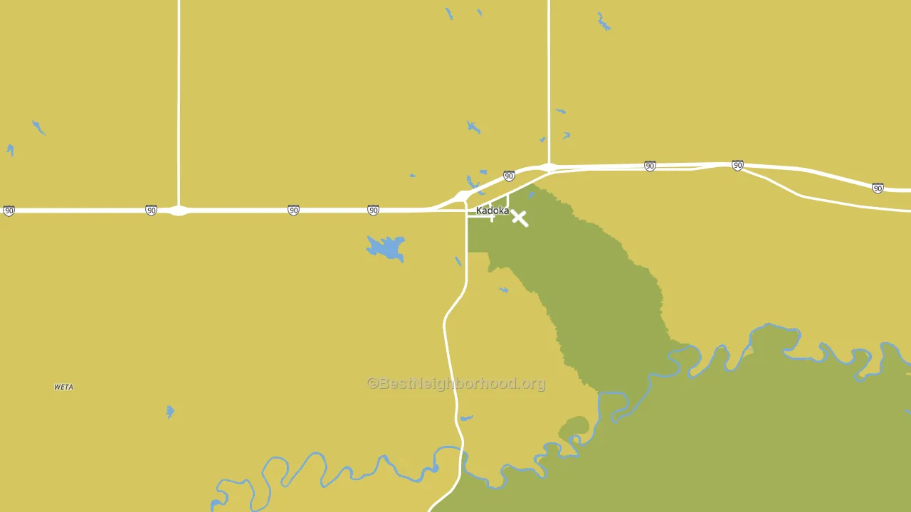 57543, SD block-group voter-turnout map