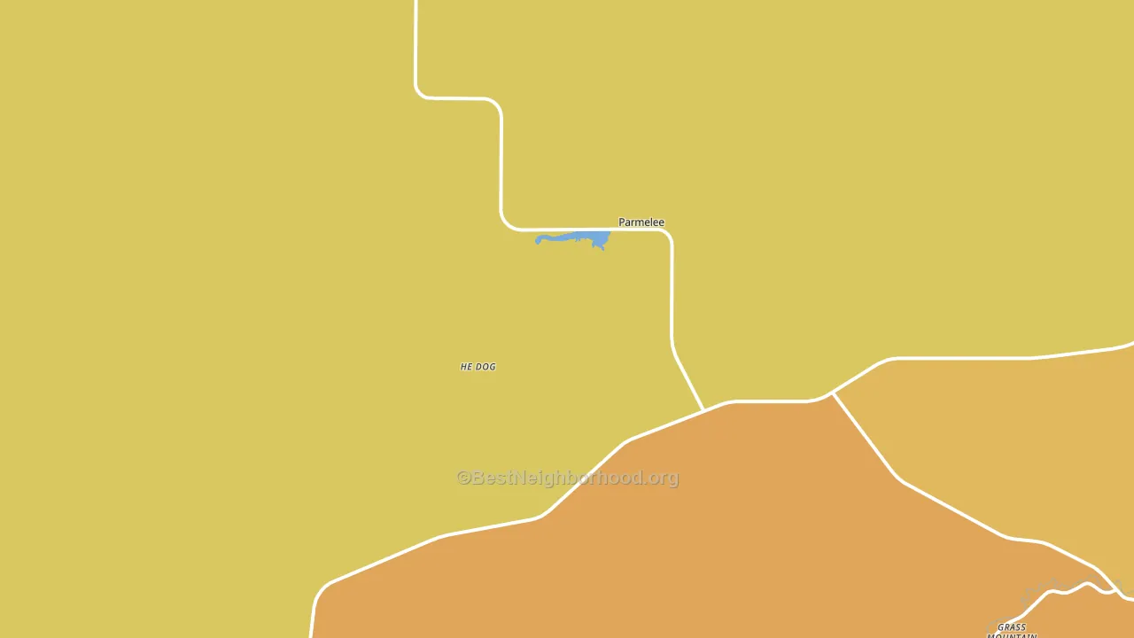 57566, SD block-group voter-turnout map