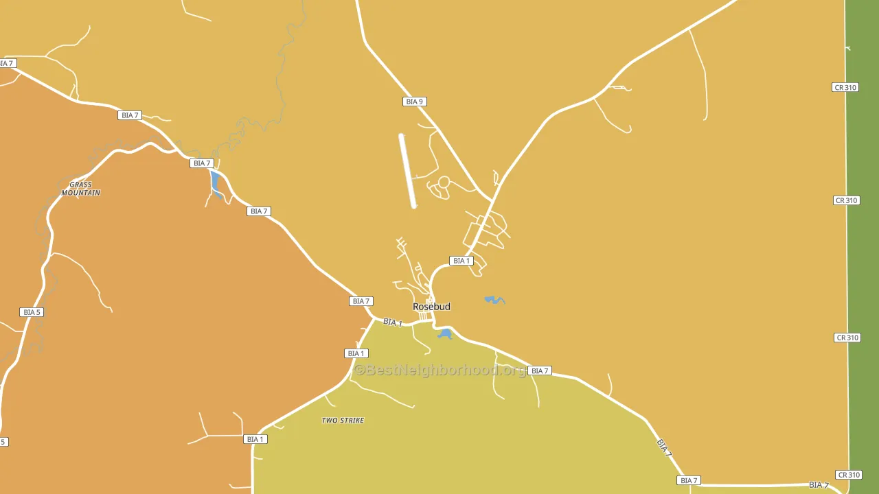 57570, SD block-group voter-turnout map