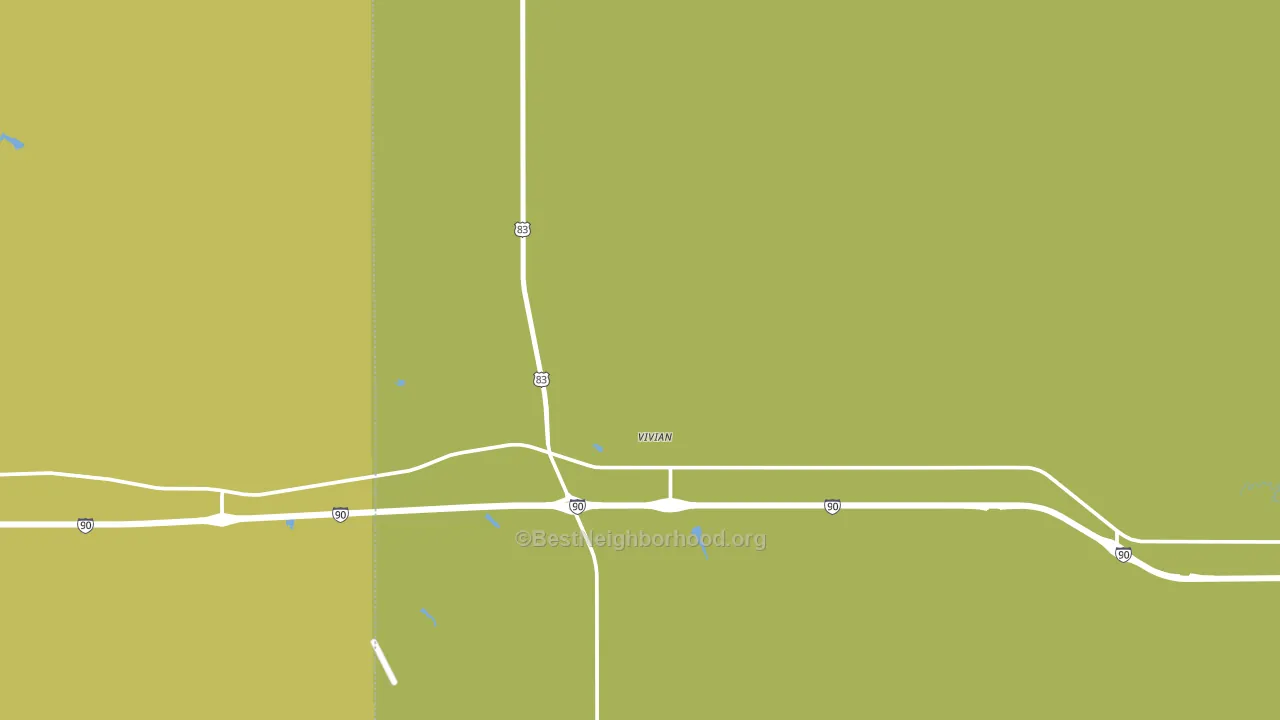 57576, SD block-group voter-turnout map