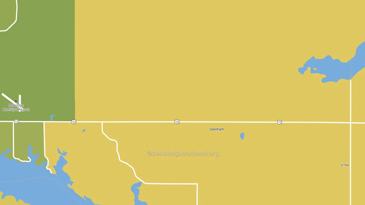 57631, SD block-group voter-turnout map