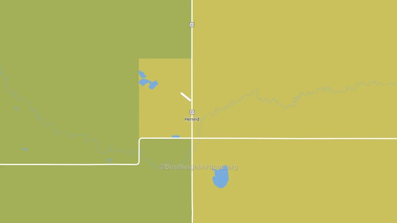 57632, SD block-group voter-turnout map