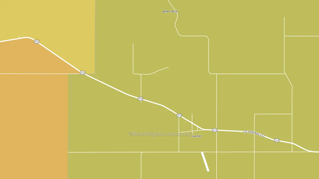 57636, SD block-group voter-turnout map
