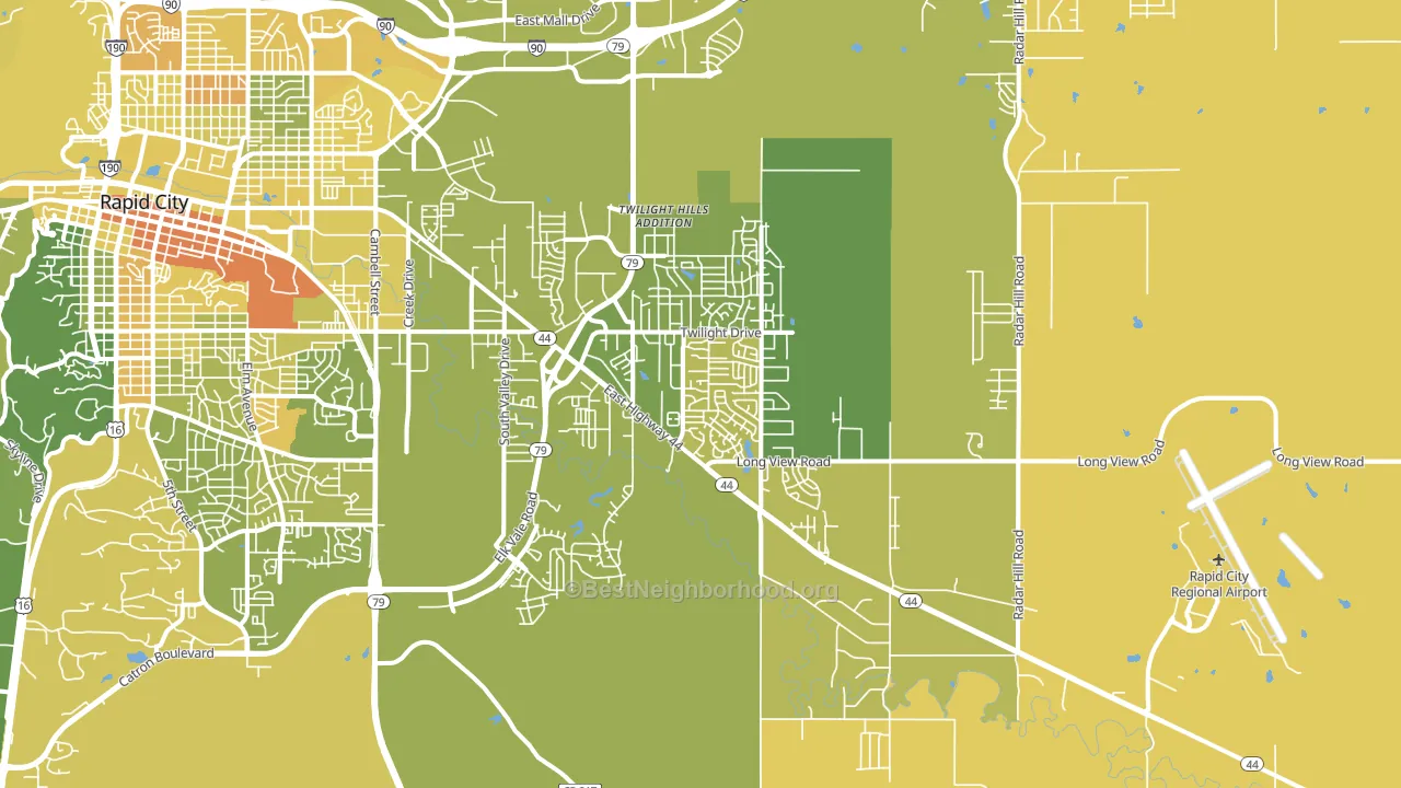 57703, SD block-group voter-turnout map