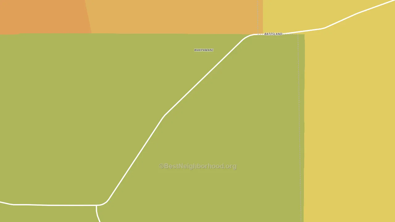 57716, SD block-group voter-turnout map