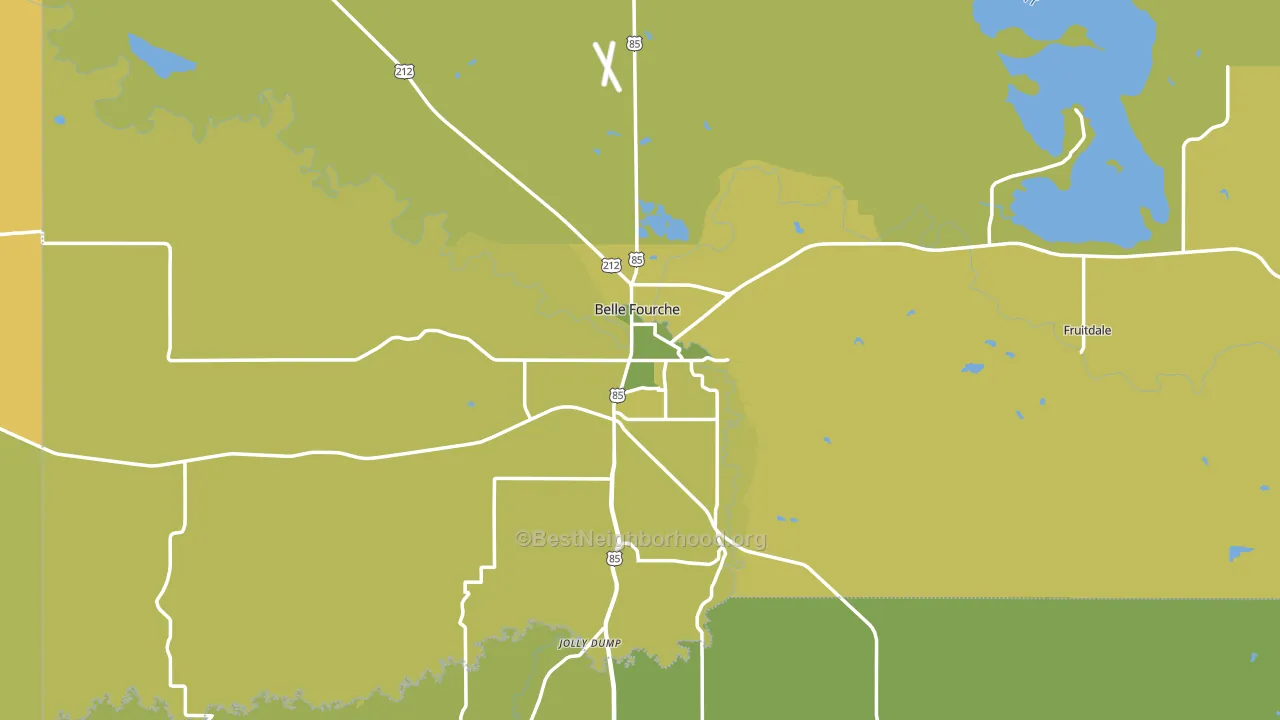 57717, SD block-group voter-turnout map