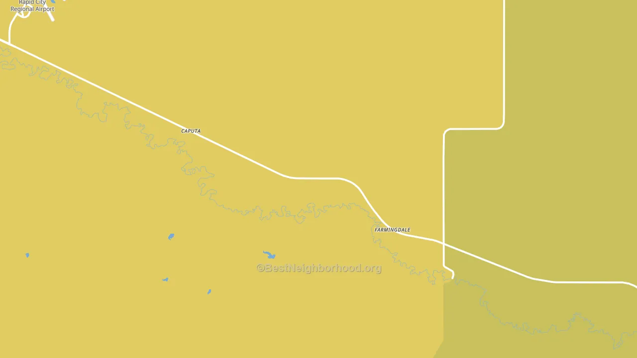 57725, SD block-group voter-turnout map