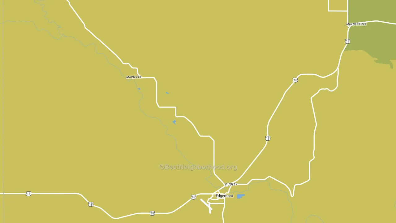 57735, SD block-group voter-turnout map