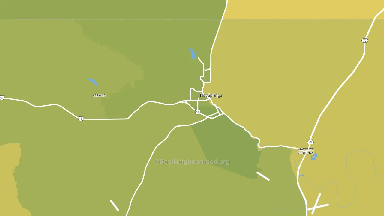 57747, SD block-group voter-turnout map