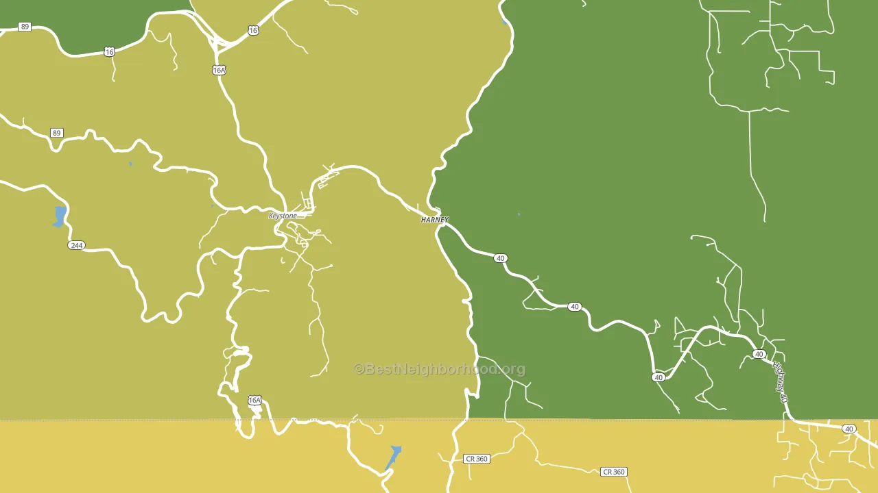 57751, SD block-group voter-turnout map
