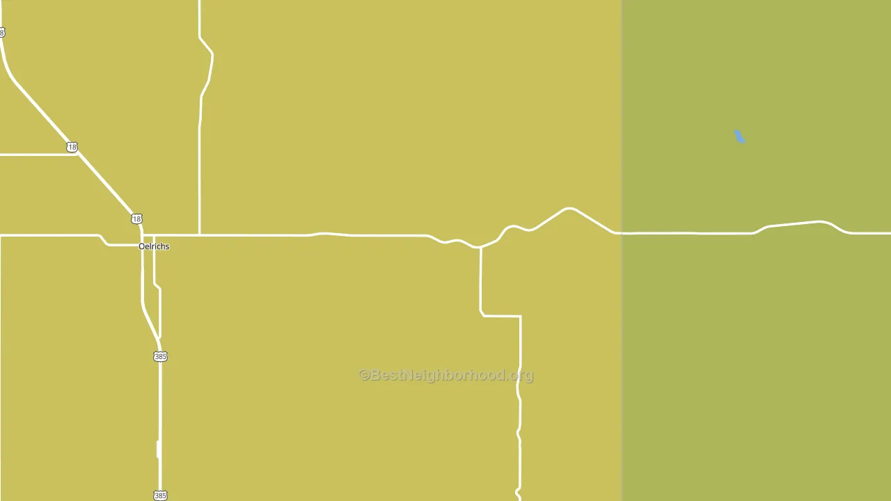 57763, SD block-group voter-turnout map