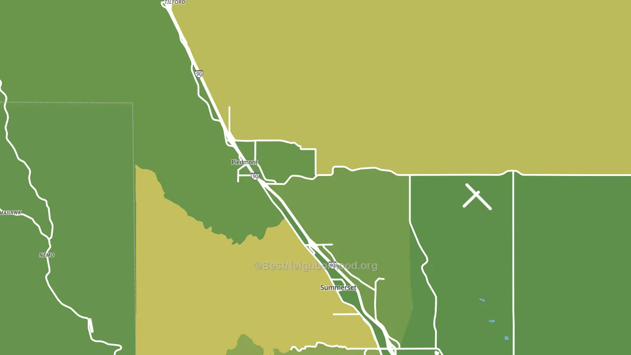 57769, SD block-group voter-turnout map