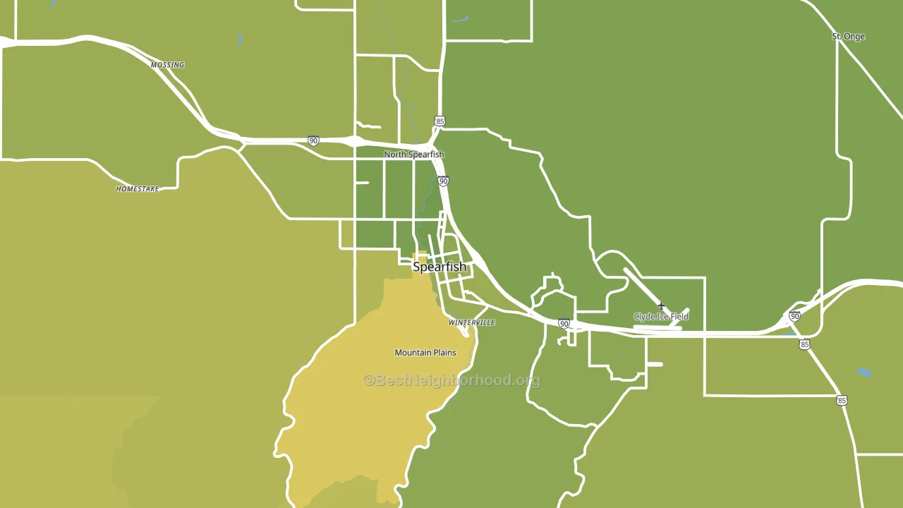 57783, SD block-group voter-turnout map
