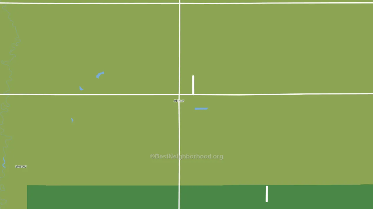 58006, ND block-group voter-turnout map