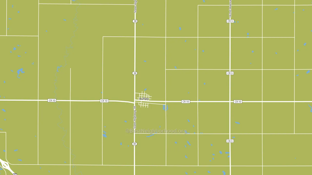 58011, ND block-group voter-turnout map