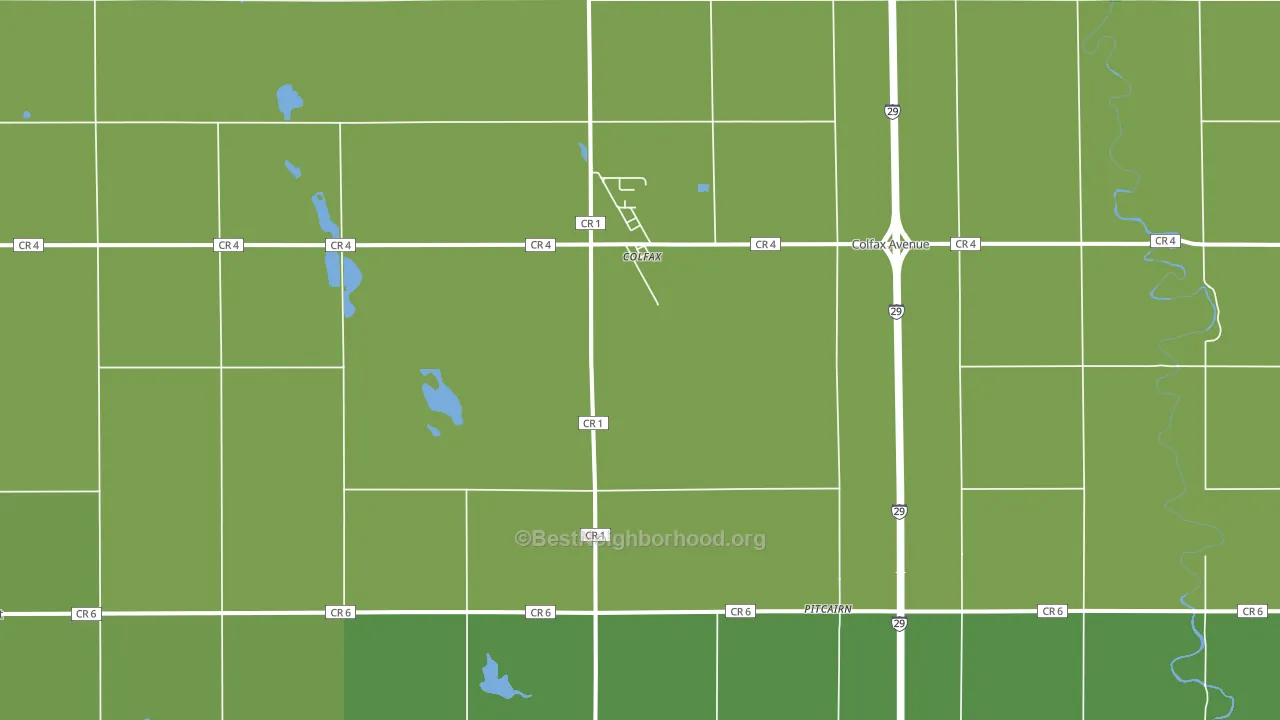 58018, ND block-group voter-turnout map
