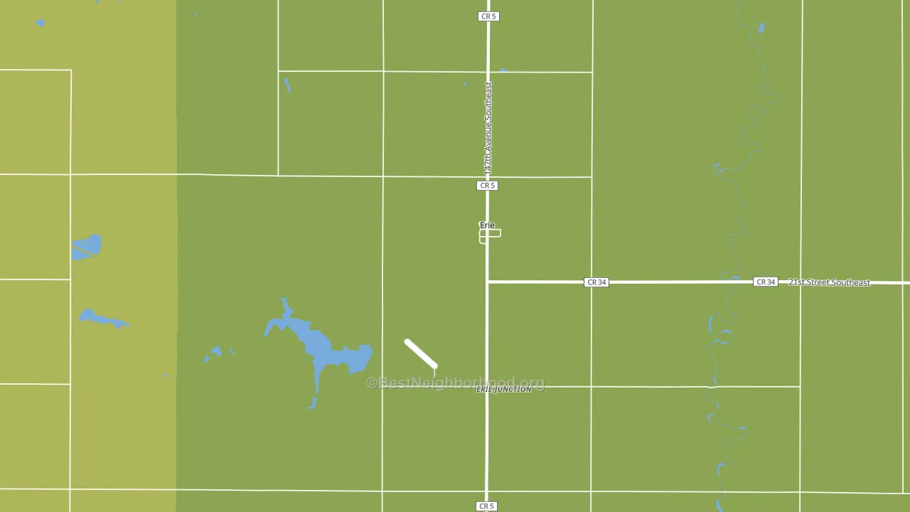 58029, ND block-group voter-turnout map