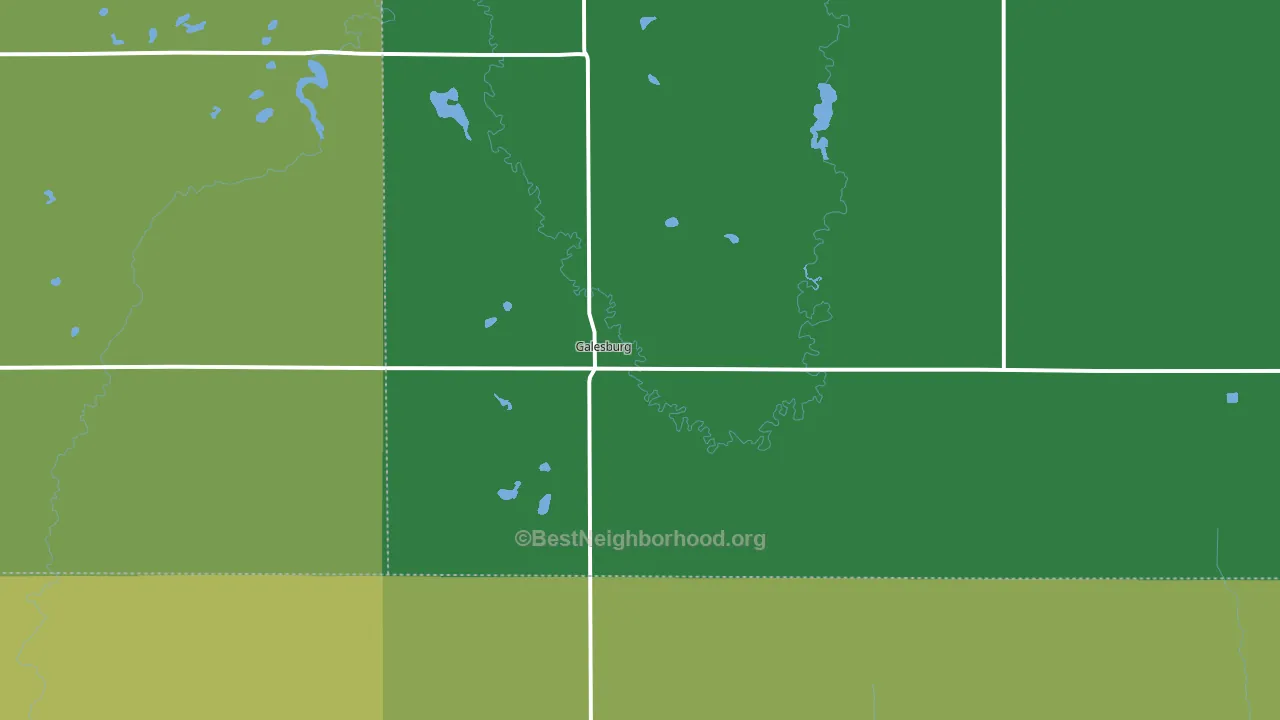 58035, ND block-group voter-turnout map