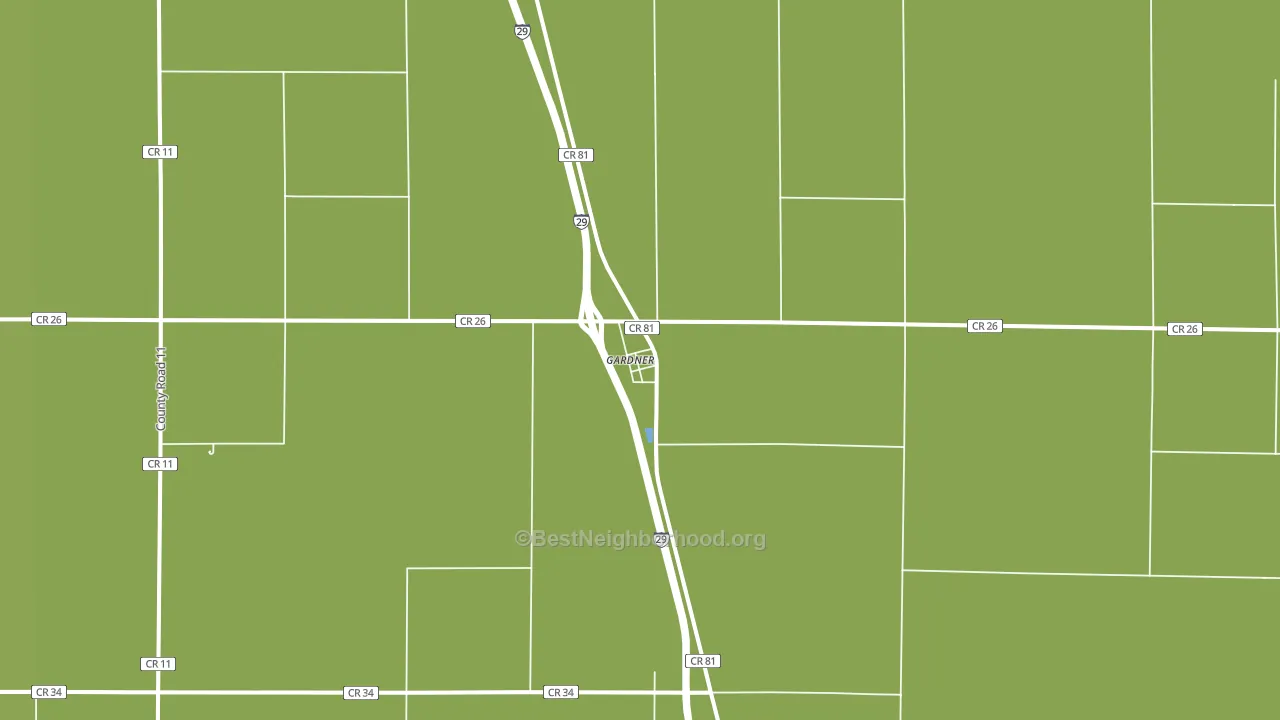 58036, ND block-group voter-turnout map