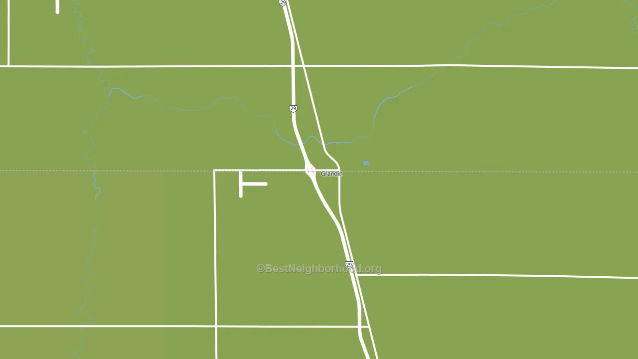 58038, ND block-group voter-turnout map