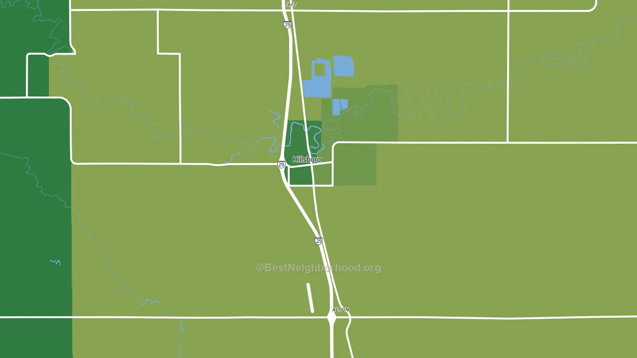 58045, ND block-group voter-turnout map