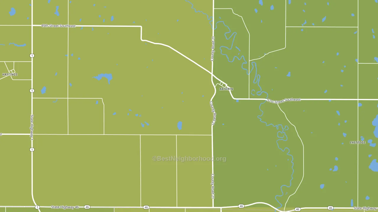 58049, ND block-group voter-turnout map