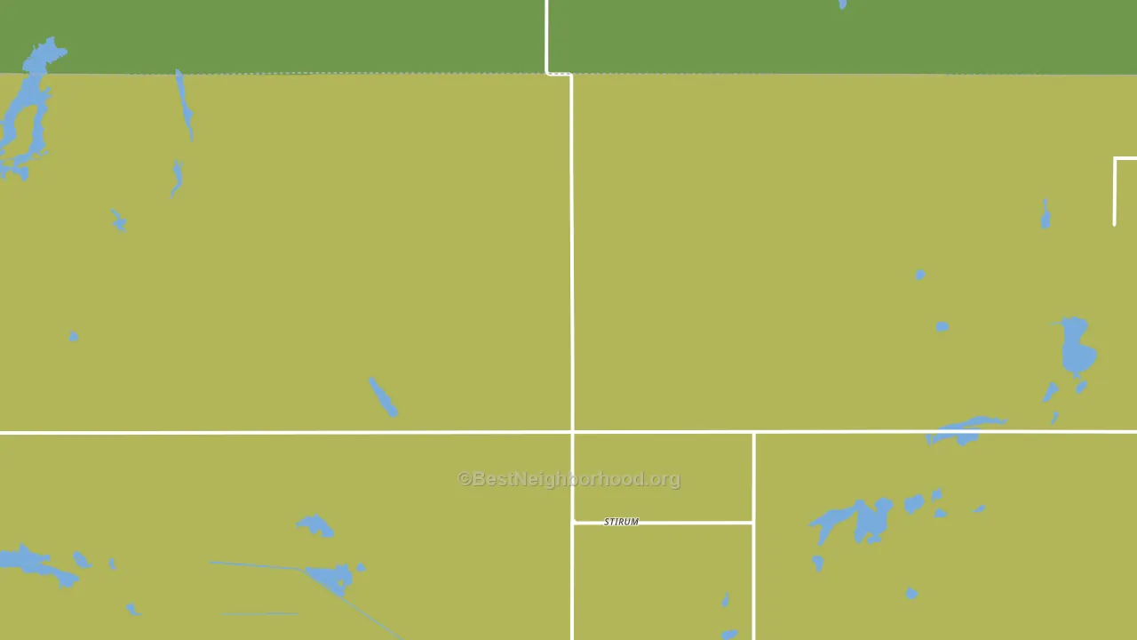 58069, ND block-group voter-turnout map