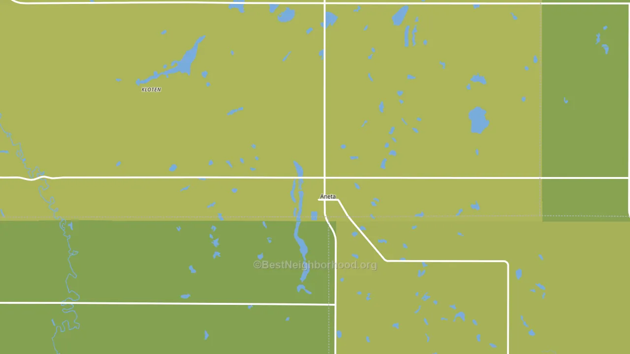 58212, ND block-group voter-turnout map