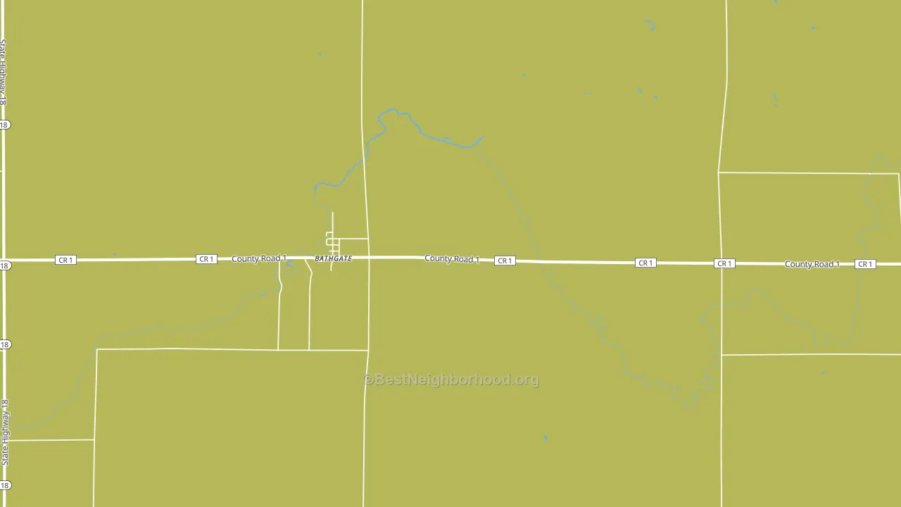 58216, ND block-group voter-turnout map