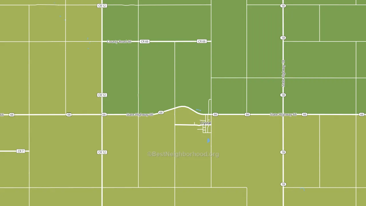 58222, ND block-group voter-turnout map