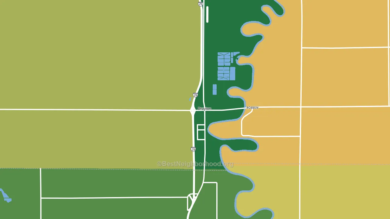 58225, ND block-group voter-turnout map