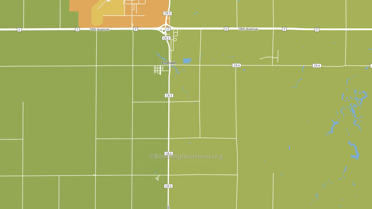 58228, ND block-group voter-turnout map