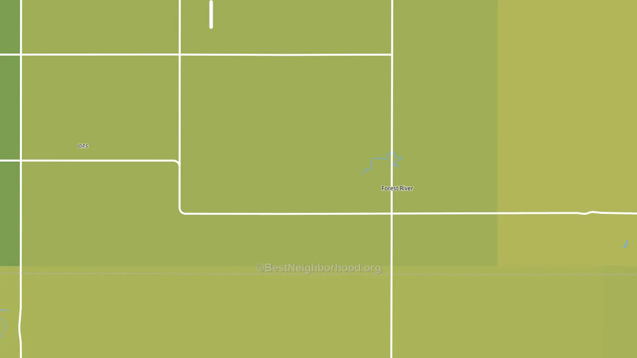 58233, ND block-group voter-turnout map