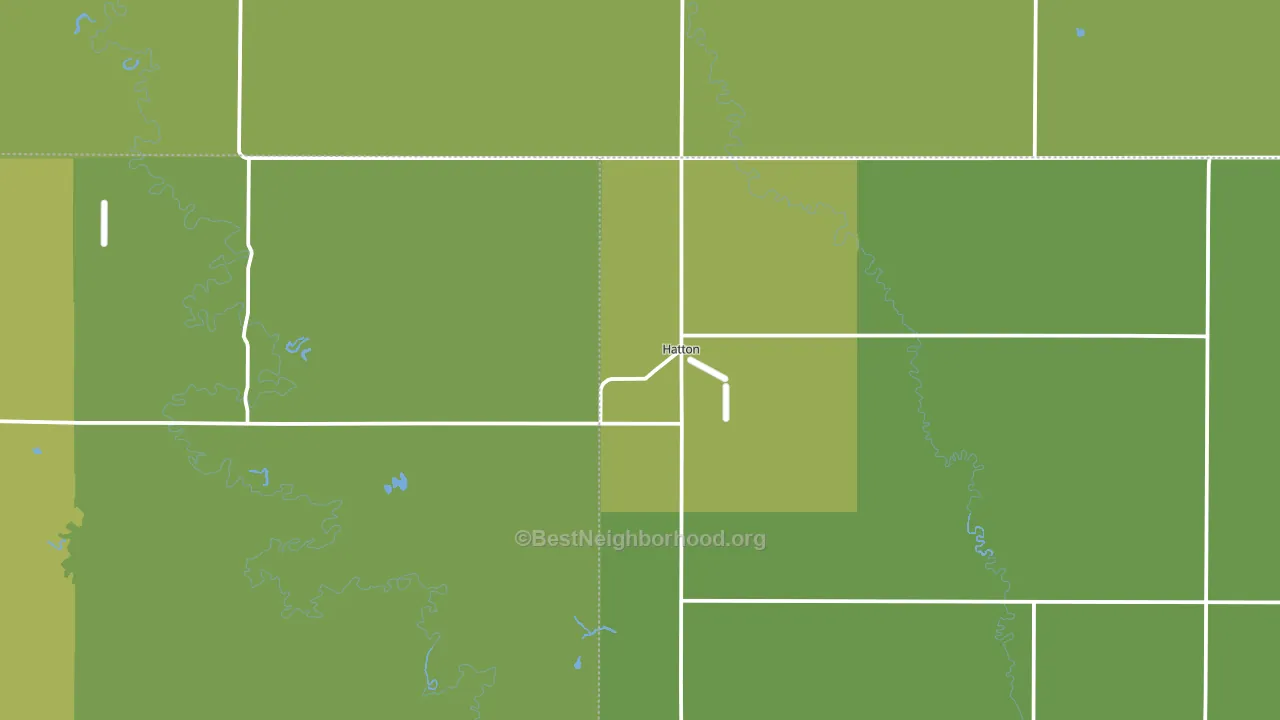 58240, ND block-group voter-turnout map