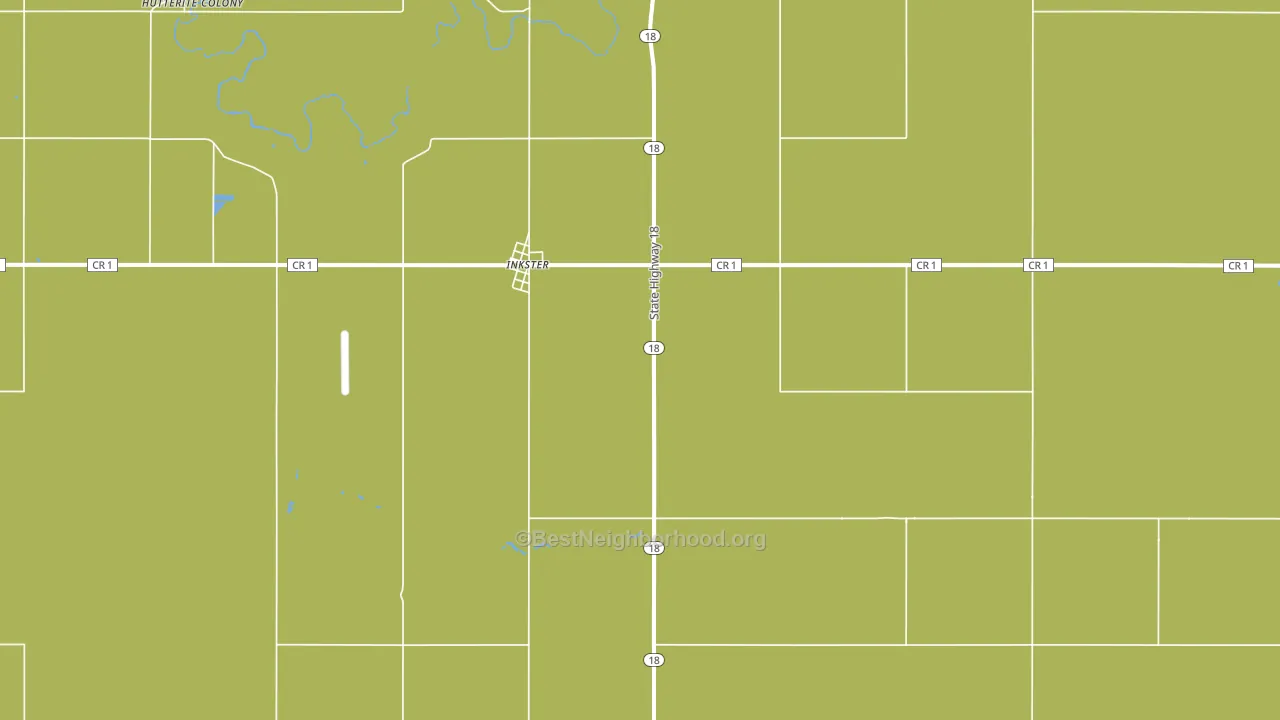 58244, ND block-group voter-turnout map