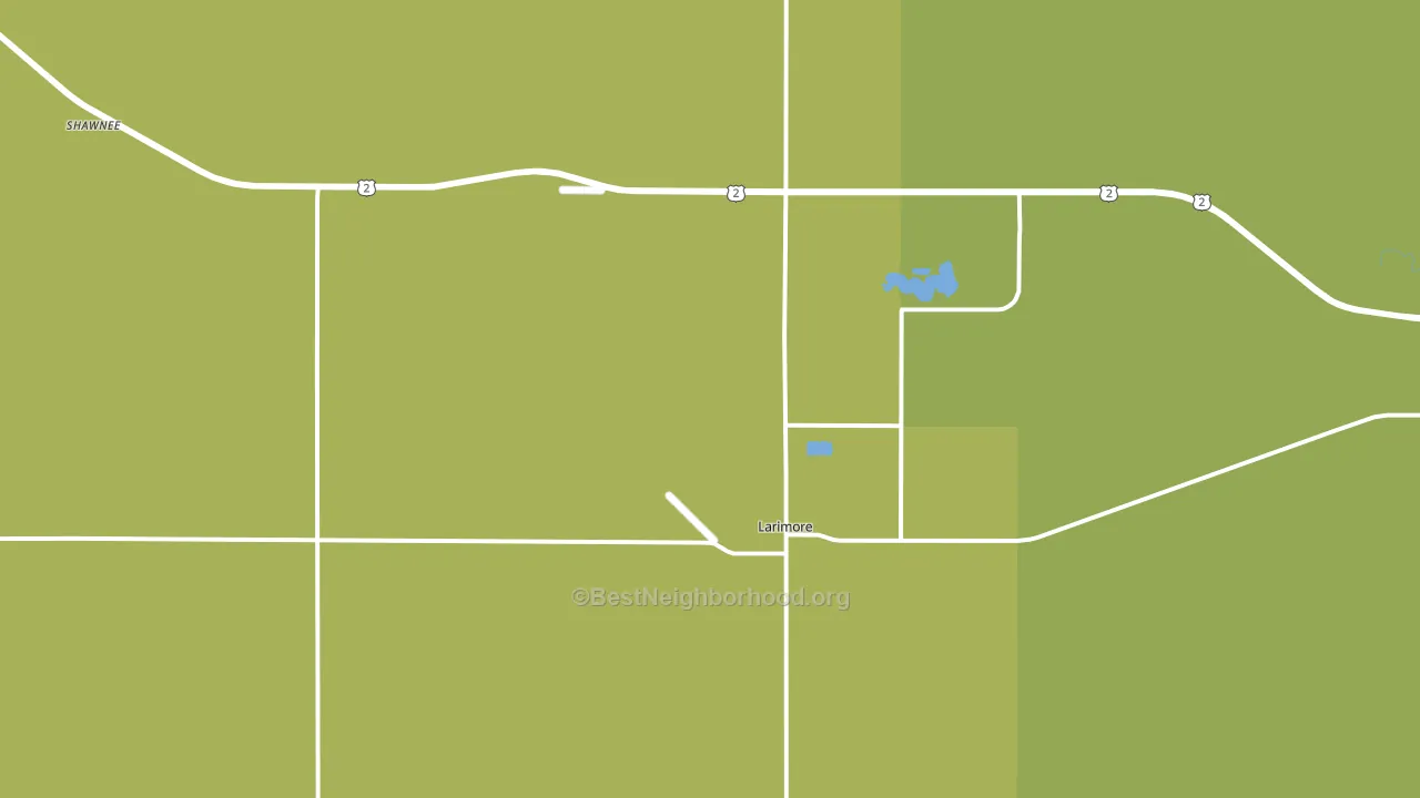 58251, ND block-group voter-turnout map