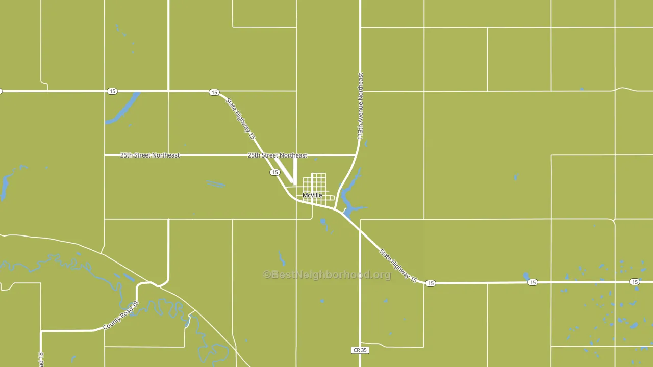 58254, ND block-group voter-turnout map