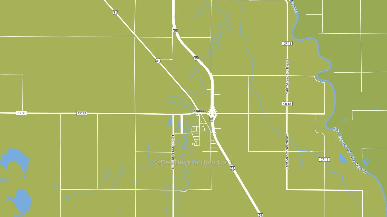 58256, ND block-group voter-turnout map