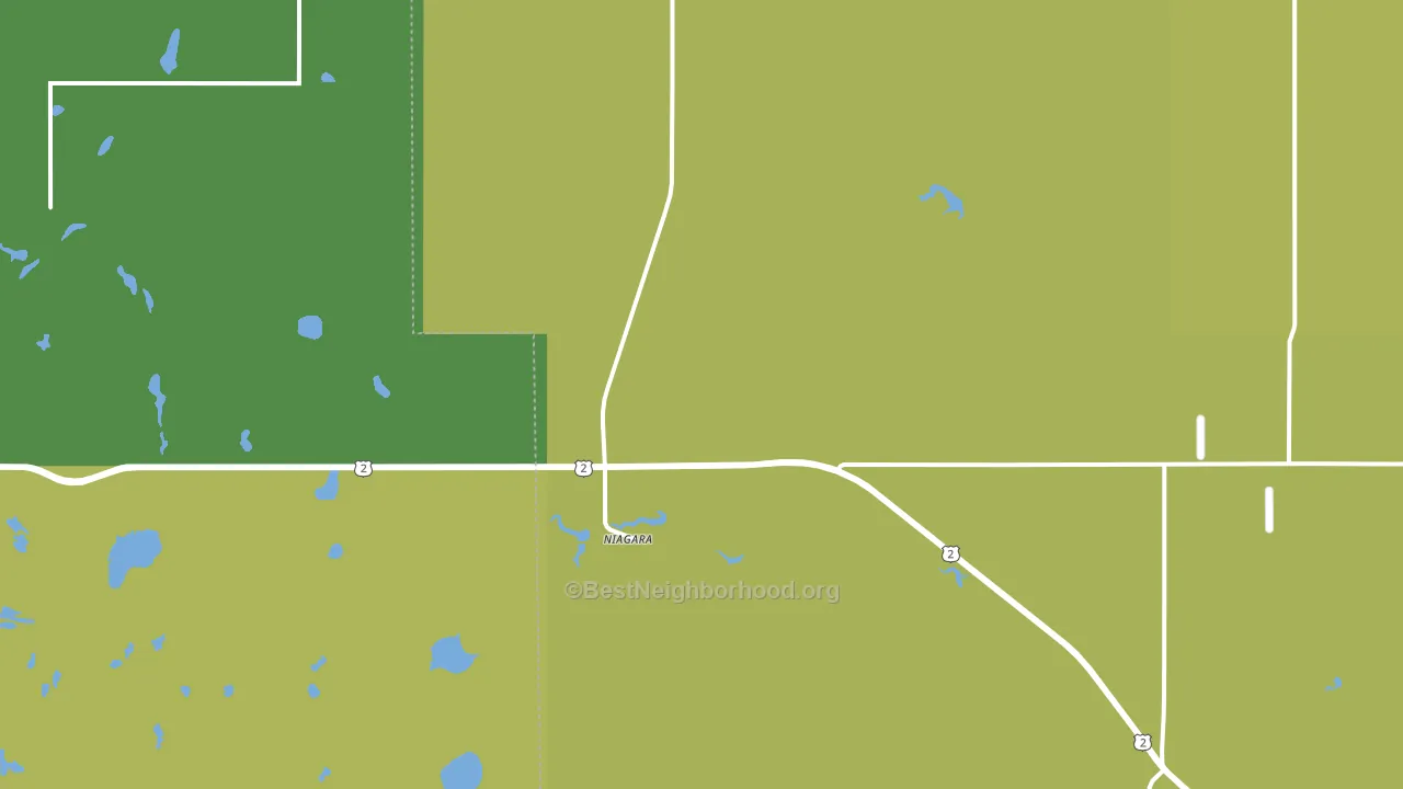 58266, ND block-group voter-turnout map