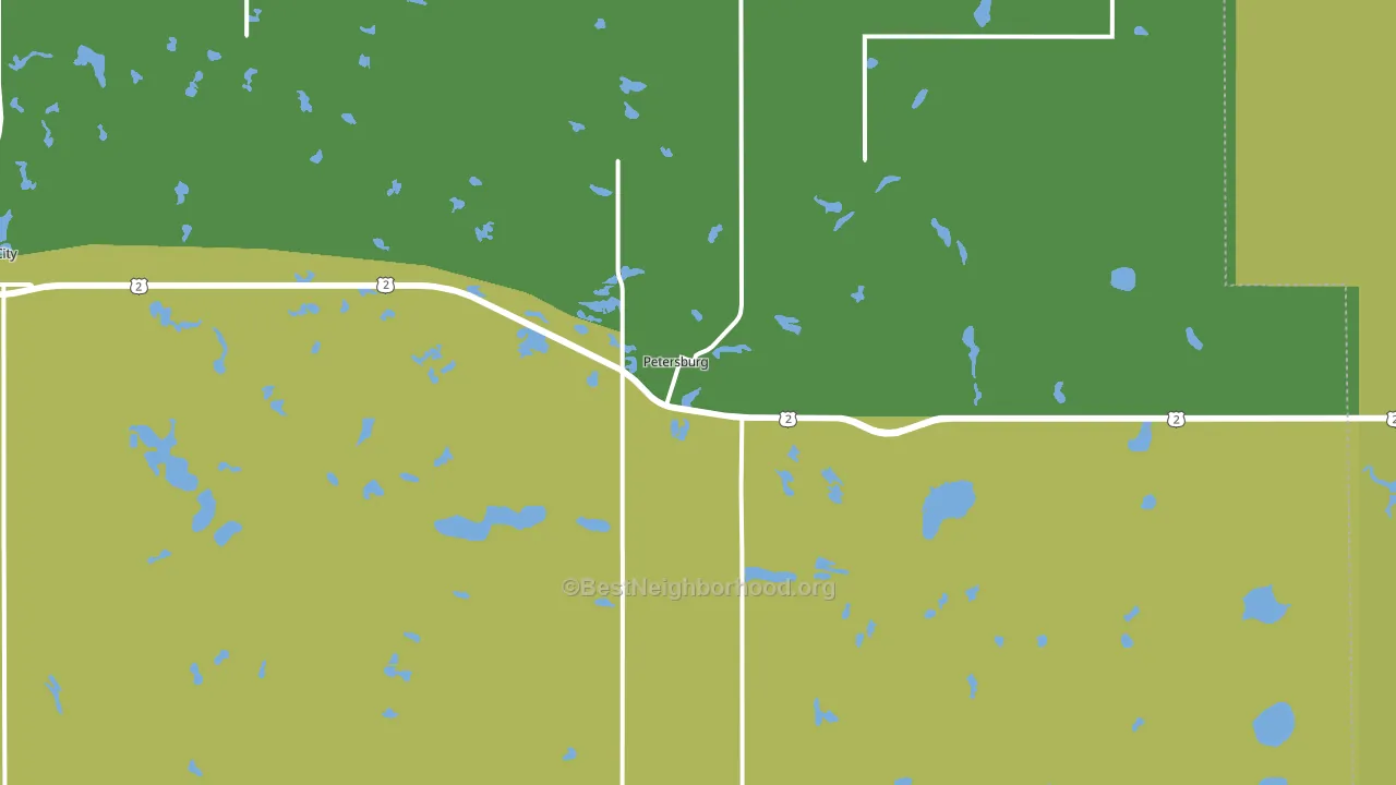 58272, ND block-group voter-turnout map