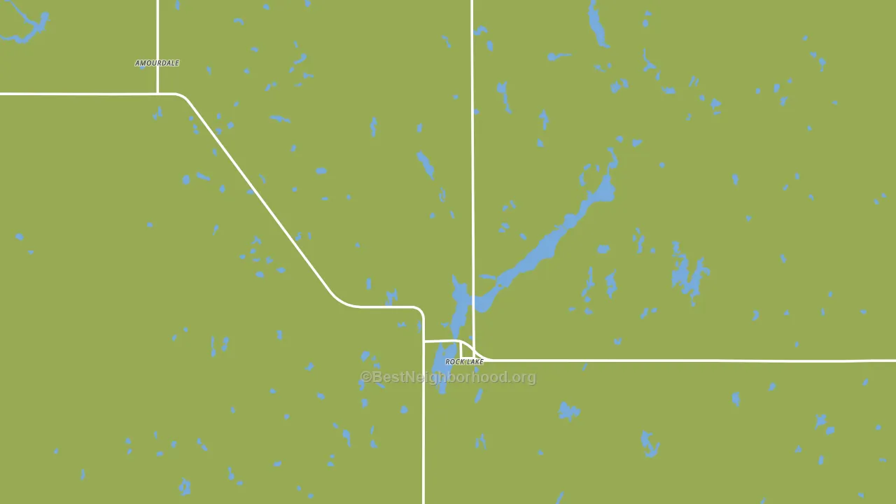 58365, ND block-group voter-turnout map