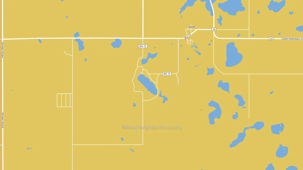 58379, ND block-group voter-turnout map