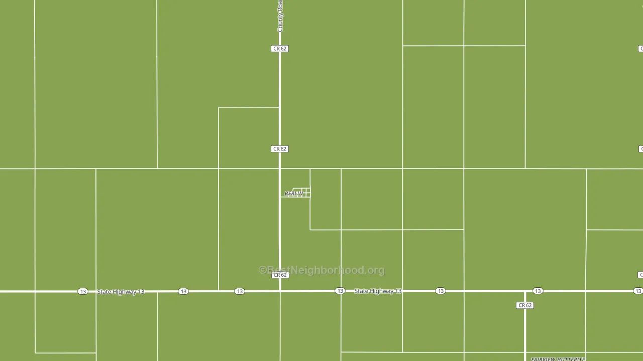 58415, ND block-group voter-turnout map