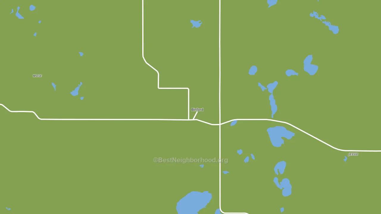 58416, ND block-group voter-turnout map