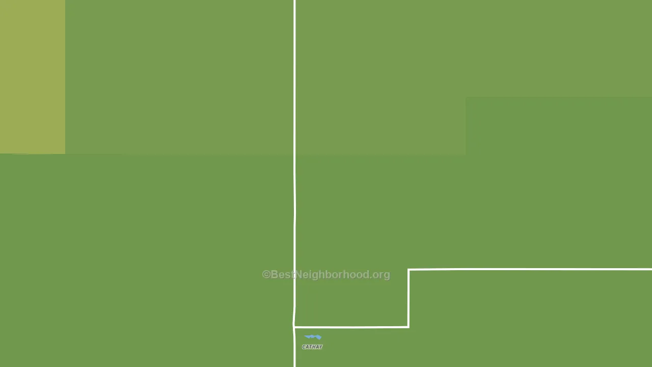 58422, ND block-group voter-turnout map