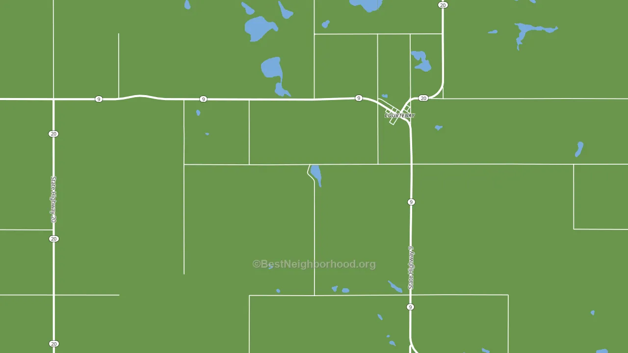 58426, ND block-group voter-turnout map