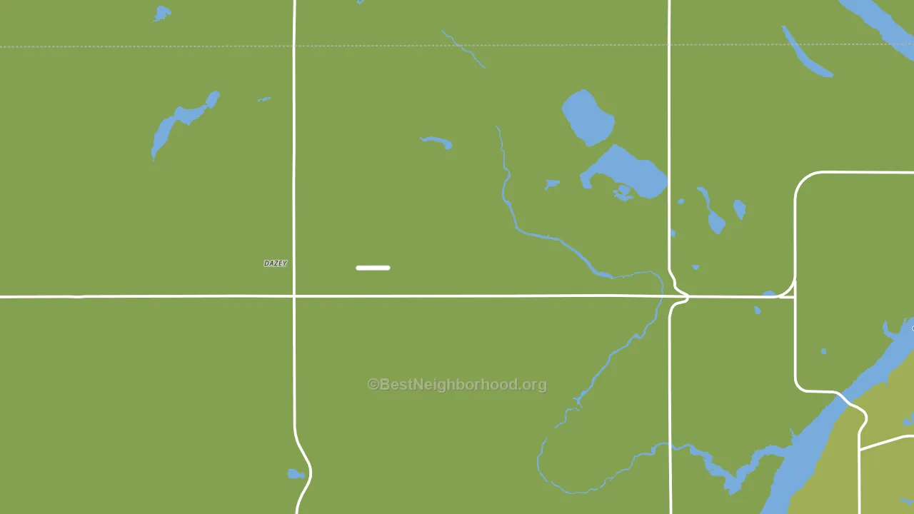 58429, ND block-group voter-turnout map